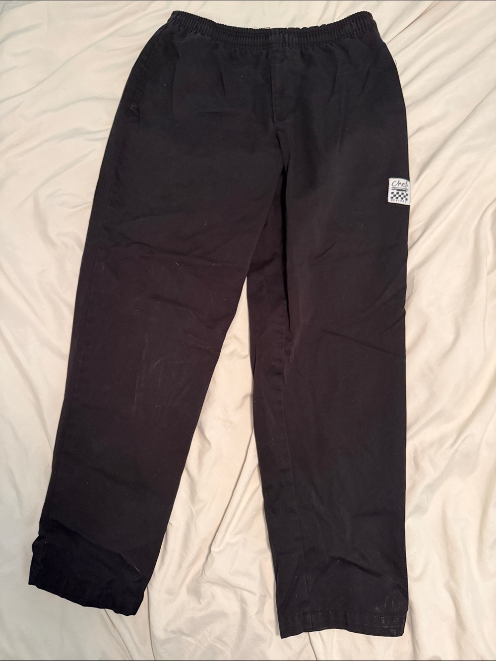 Chef Revival Men’s Black Chef Pants Size Small